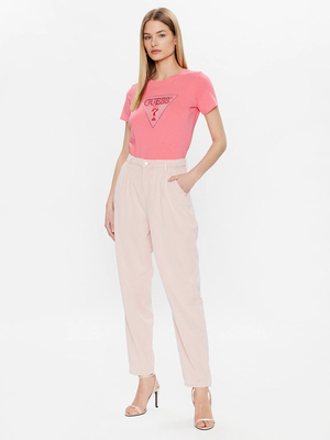 Guess dámske ružové tričko - XS (A60Y)