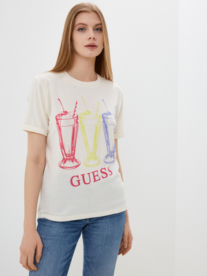 Guess dámske smotanové tričko - XS (G012)