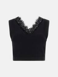 Guess dámsky čierny top - XS (JBLK)