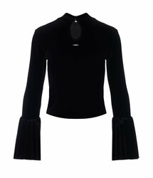 Guess čierny dámsky top Isabel - M (JBLK)