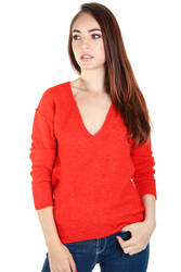 Guess dámsky červený sveter Mirta - S (G5A6)