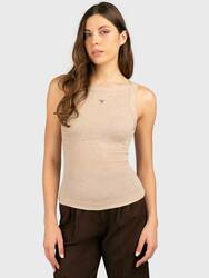 Guess dámsky béžový top - XS (A90F)