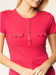 Guess dámske ružové tričko - XS (G6X7)