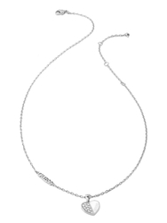 Guess dámsky strieborný náhrdelník - T/U (SIL)