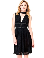 Guess dámske čierne šaty Katherine - XS (A996)