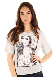 Guess dámske šedé tričko Icon - XS (DTGH)