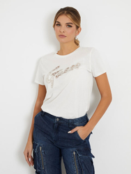 Guess dámske krémové tričko - M (G012)