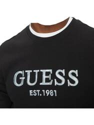 Guess pánska čierna mikina - S (JBLK)