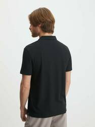 Guess pánske čierne polo tričko - M (JBLK)