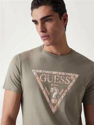 Guess pánske olivovo zelené tričko - S (A81T)