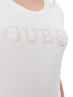 Guess dámske biele tričko  - XS (G011)