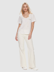 Guess dámske biele tričko - M (G012)