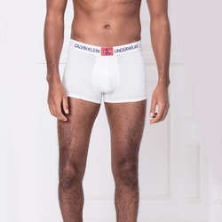 Calvin Klein pánske biele boxerky - L (100)