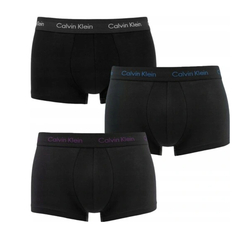 Calvin Klein pánske čierne boxerky 3pack - S (JKV)