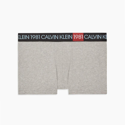 Calvin Klein pánske šedé boexerky - S (080)