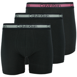 Calvin Klein pánske čierne boxerky 3pack - S (ZCV)