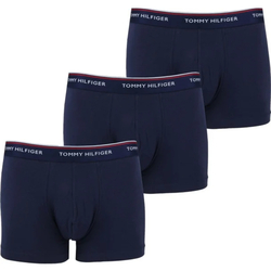 Tommy Hilfiger pánske tmavomodré boxerky 3pack - S (409PEAC)