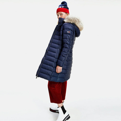 Tommy Jeans dámska modrá bunda - S (C87)