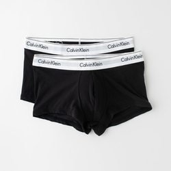 Calvin Klein pánske čierne boxerky 2pack - S (001)