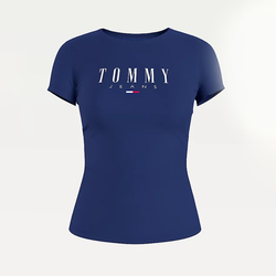 Tommy Jeans dámske modré tričko - L (C87)