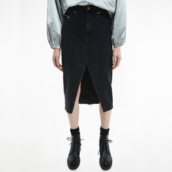 Calvin Klein dámska čierna džínsová sukňa - 25/NI (1BY)