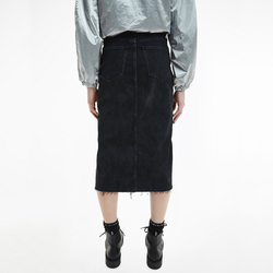 Calvin Klein dámska čierna džínsová sukňa - 25/NI (1BY)