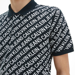 Calvin Klein pánske čierne polo triko - L (BEH)
