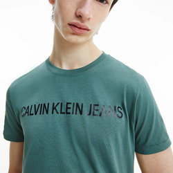 Calvin Klein pánske zelené tričko - S (LDT)
