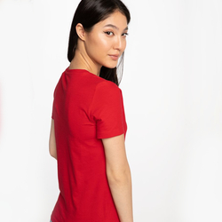 Guess dámske červené tričko - XS (G5N1)