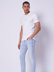 Calvin Klein pánske biele tričko - L (YAF)