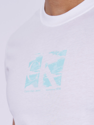 Calvin Klein pánske biele tričko - L (YAF)