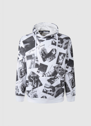 Pepe Jeans pánska bielošedá mikina Parks - XL (800)