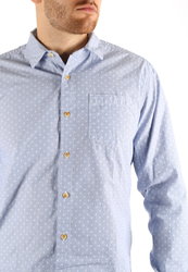 Pepe Jeans pánska pruhovaná košeľa so vzorom - XL (551)