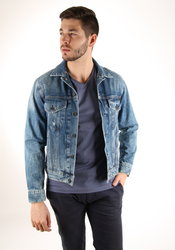Pepe Jeans pánska modrá džínsová bunda - M (0)