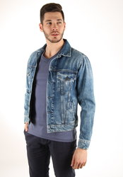Pepe Jeans pánska modrá džínsová bunda - M (0)