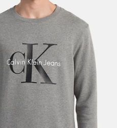 Calvin Klein pánska šedá mikina - S (025)