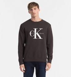 Calvin Klein pánska tmavošedá mikina - L (965)