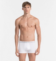 Calvin Klein pánske biele boxerky - S (100)