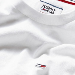 Tommy Hilfiger pánske biele tričko Classics - XXL (100)