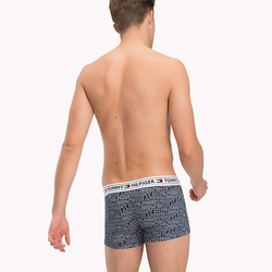 Tommy Hilfiger pánske tmavomodré boxerky Logo - S (416)