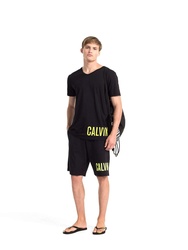Calvin Klein pánske čierne šortky Jersey - S (001)