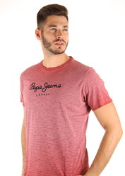 Pepe Jeans pánske červené melírované tričko - S (255)