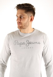 Pepe Jeans pánske svetlosivé tričko - XXL (987)