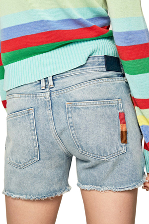 Pepe Jeans dámske džínsové šortky Rainbow - 25 (0)