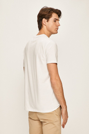 Pepe Jeans pánske bieločiernej tričko Doreen - S (802)