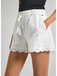 Pepe Jeans dámske biele šortky - S (800)
