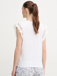 Pepe Jeans dámske biele tričko - XS (800)