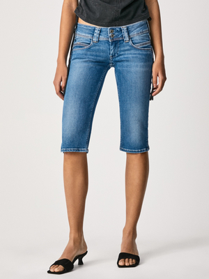 Pepe Jeans dámske modré džínsové šortky Venus - 31 (0)