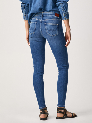 Pepe Jeans dámske modré džínsy Pixie - 25/30 (0)