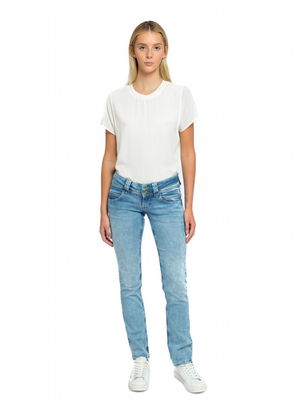 Pepe Jeans dámske modré džínsy - 25/32 (000)